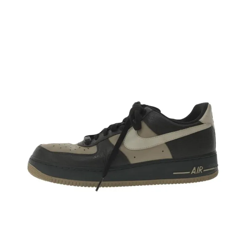 Nike Air Force 1 Anti-Slip Wear-Resistant Low-Top Skateboard Shoes Men's Brown-0