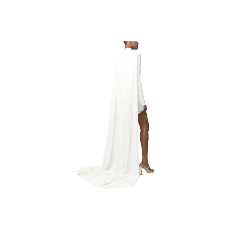Rotate Long-Sleeved Dresses Women's White-5