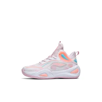 Kuding Cushioned Wear-Resistant Breathable Mid-Top Basketball Shoes Men's
