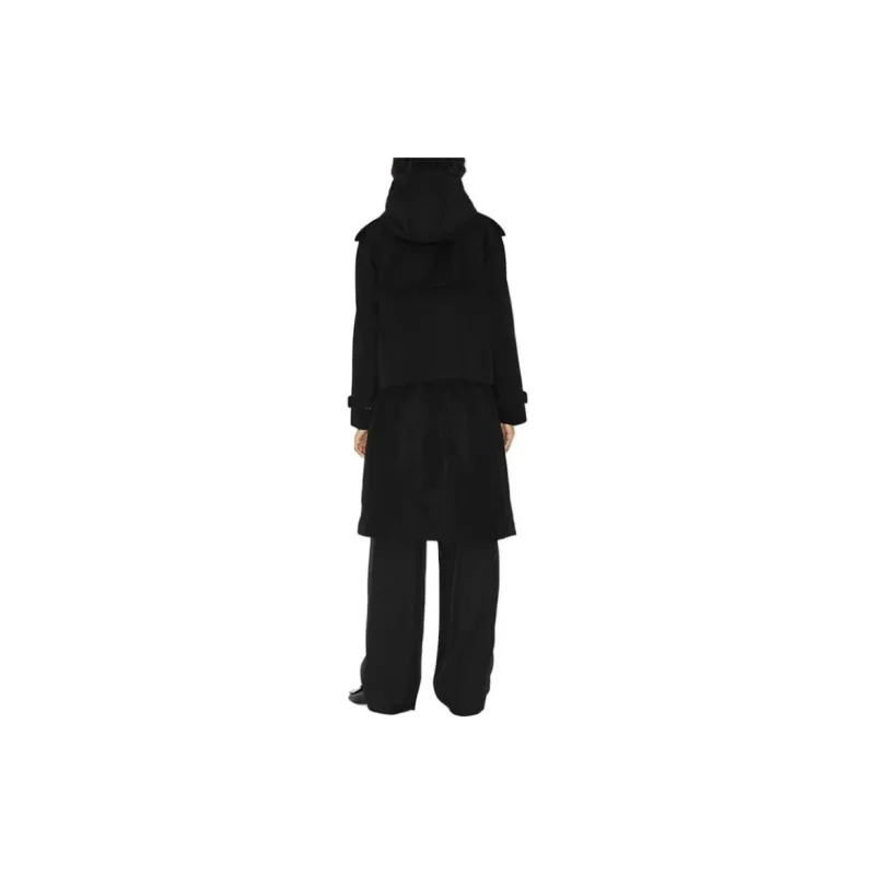 Burberry Double breasted Cropped Trench Coat-2