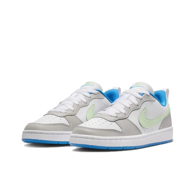 Nike Court Borough Low Recraft GS 'Light Iron Ore Vapor Green'-4