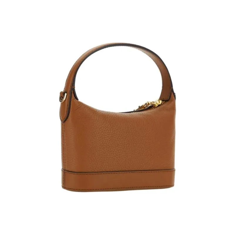 MICHAEL KORS Wythe Leather One Shoulder Handbag Crossbody Bag Small Size Women's Brown-2