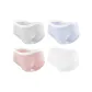 4D Light Heather Gray+Light Aqua Blue+Lotus Root+White