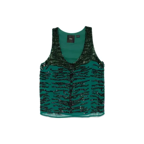 PINKO Tank Tops Women's Emerald Green