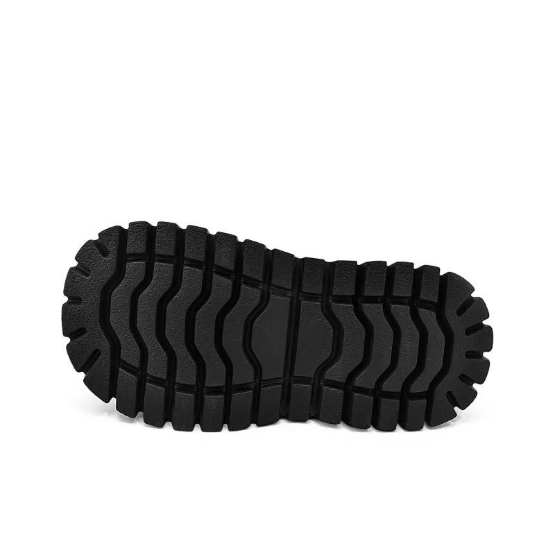 KMD Casual Single Shoes Women's Black Silver-4
