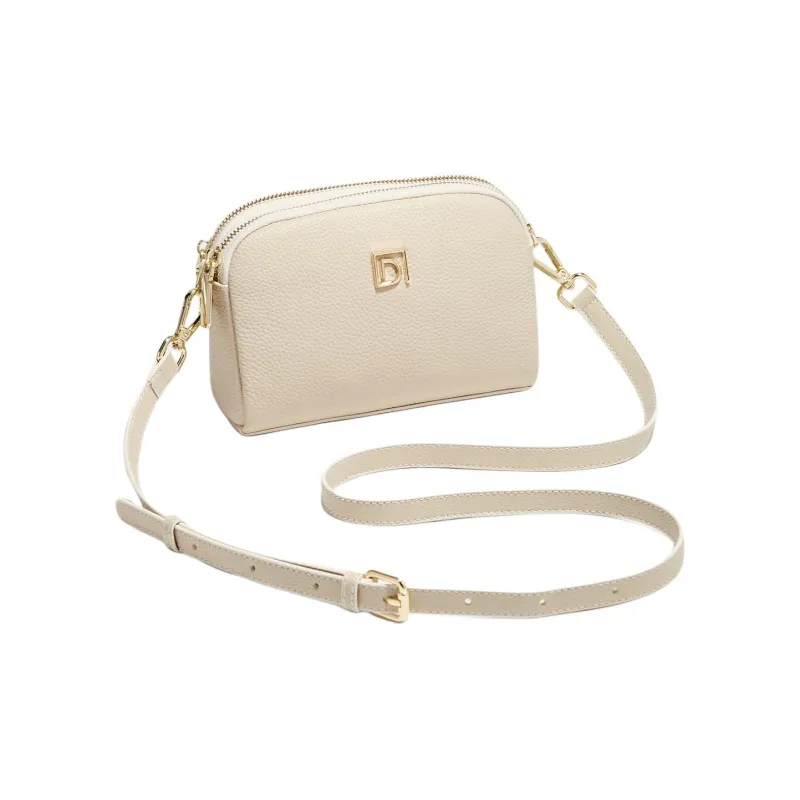 Marino Orlandi Cow Leather Bonded Synthetic Leather Crossbody Bags Shoulder Bags Women's Black/White-5