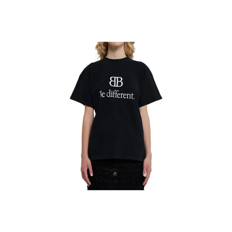 Balenciaga T Shirt Women's Black-2