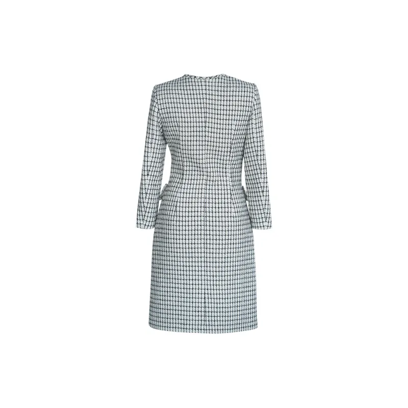 ROEYSHOUSE SS24 Long Sleeved Dresses Women's Plaid-1