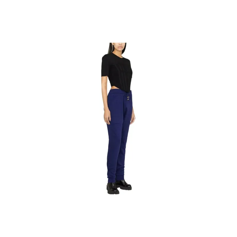 BALMAIN SS23 Casual Pants Women's Blue-3