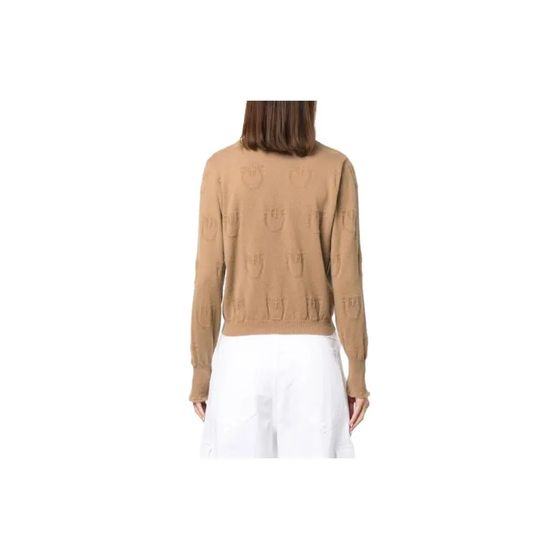 PINKO Logo debossed Cashmere Top-3