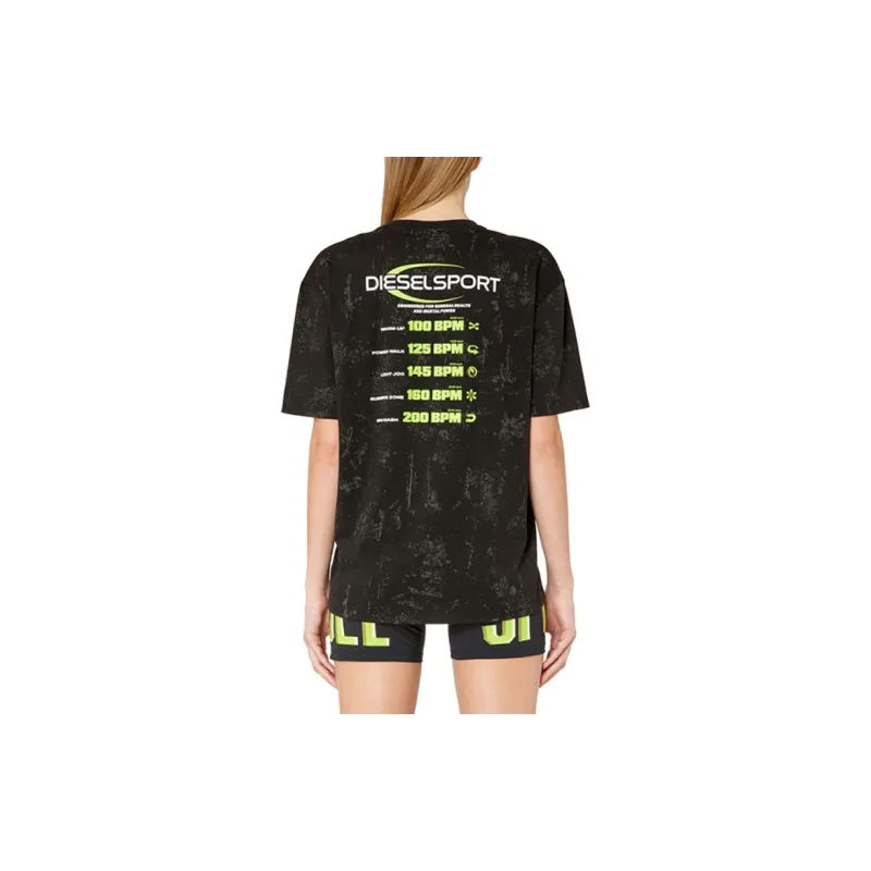 DIESEL Sport T Shirts Women's Black-2