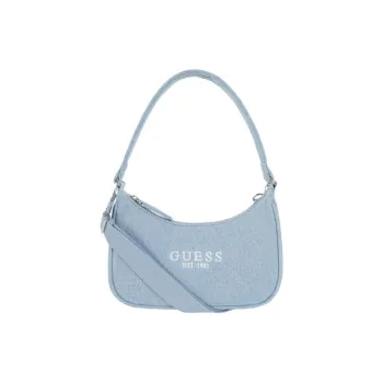 GUESS Cotton Portable Crossbody Bag Shoulder Bag Regular Women's Light Blue