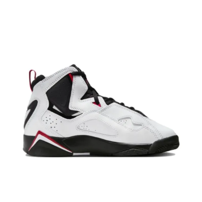 Jordan True Flight White/Varsity Red-Black GS-1
