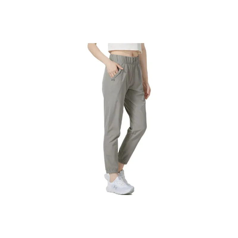 Under Armour Knitted Sweatpants Women's Gray-3
