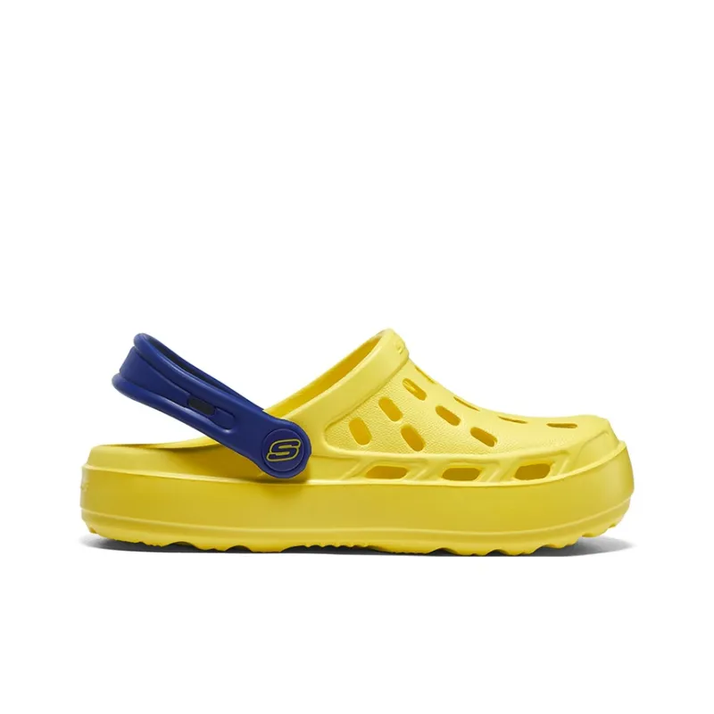 Skechers Waterproof And Breathable Children's Sandals Yellow Blue Teenagers-1