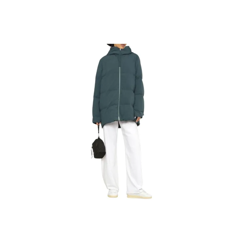 JIL SANDER Padded Hooded Down Jacket-1