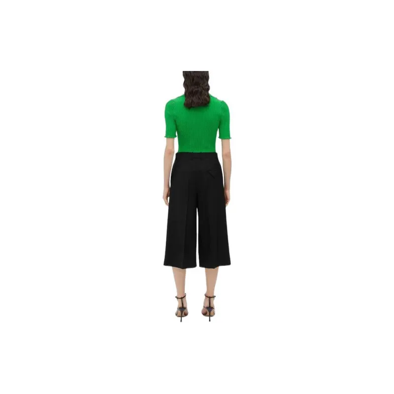 Bottega Veneta Casual Pants Women's Black-3