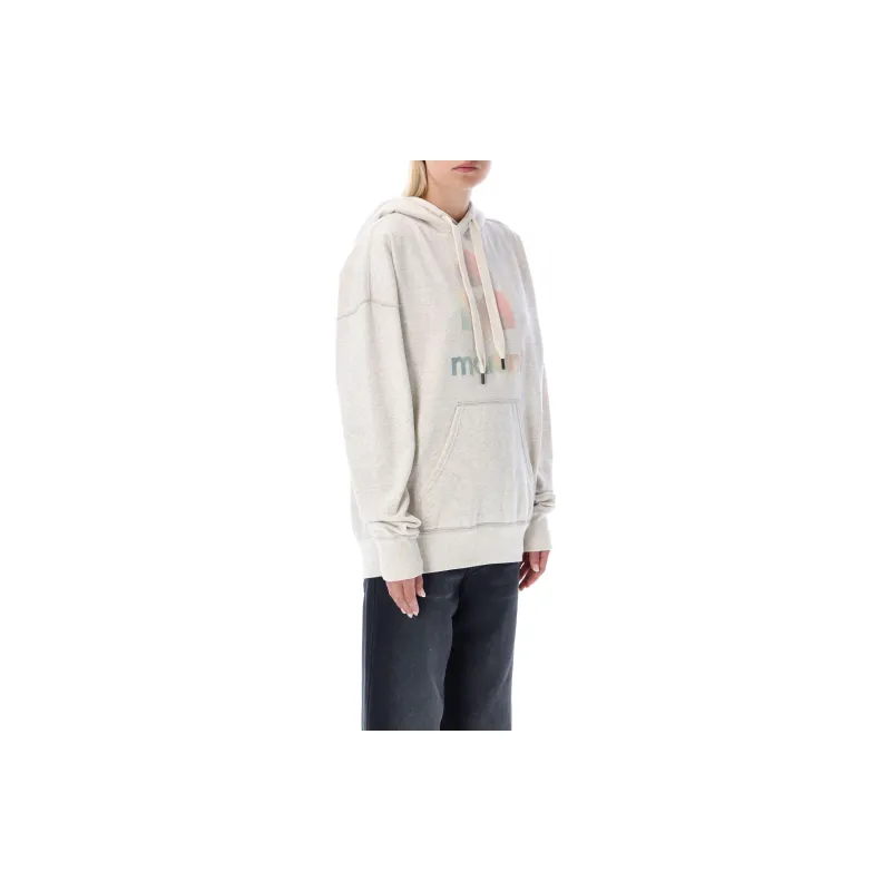 ISABEL MARANT ETOILE Mansel Logo print Hoodie-3