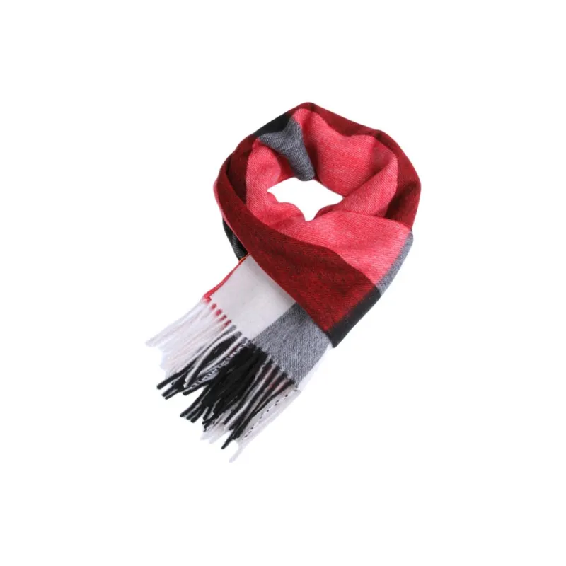 H YXIANG Wool Knit Scarves Women's-0