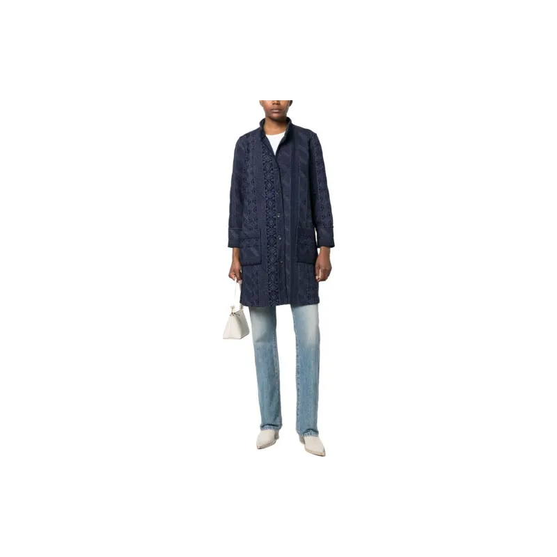 Ralph Lauren RRL Quilted Jersey Duster Coat-1
