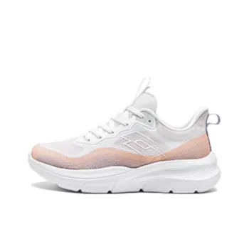 LOTTO Anti-Slip Wear-Resistant Low-Top Running Shoes Women's White Purple