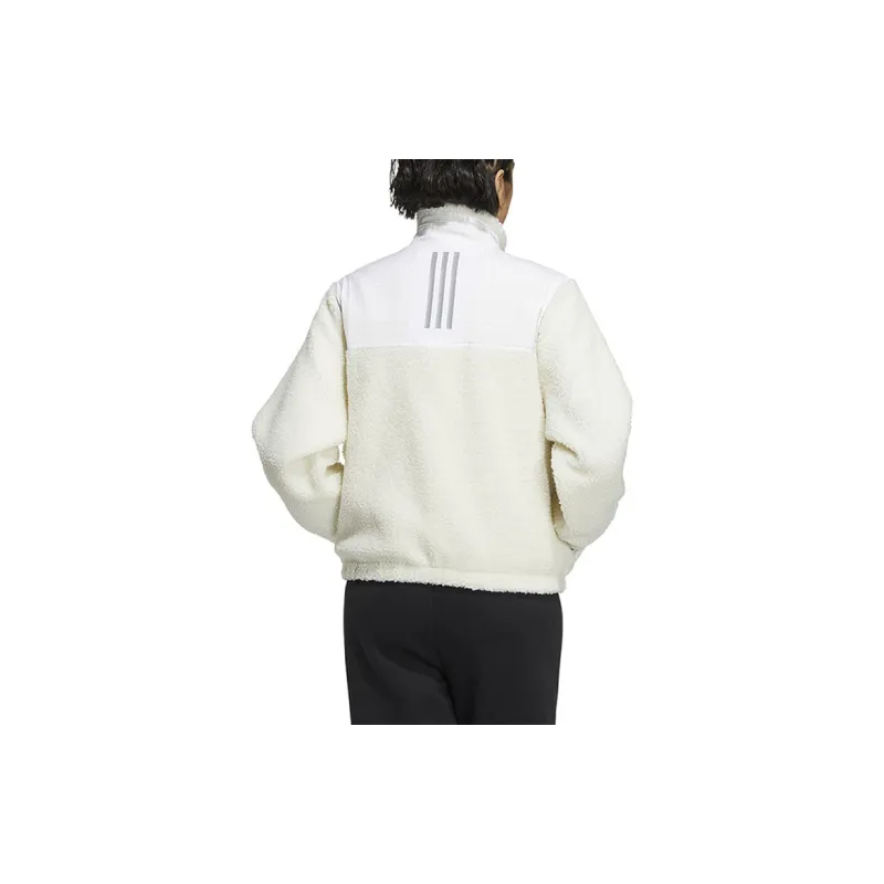 Adidas Velvet Jackets Women's Ecru-2