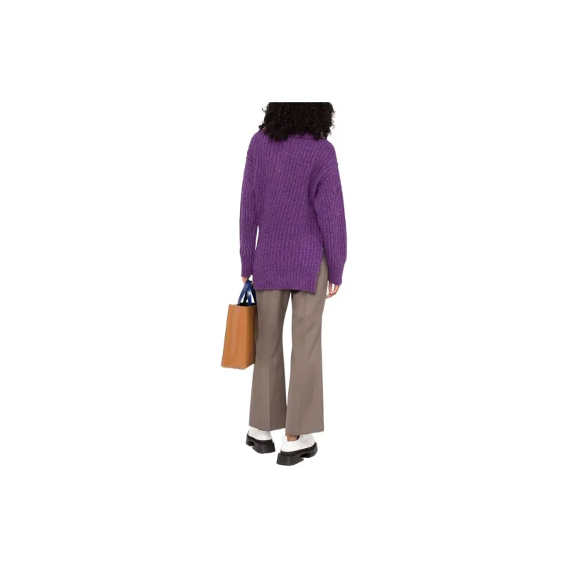 MARNI Cashmere Sweaters Women's Purple-2