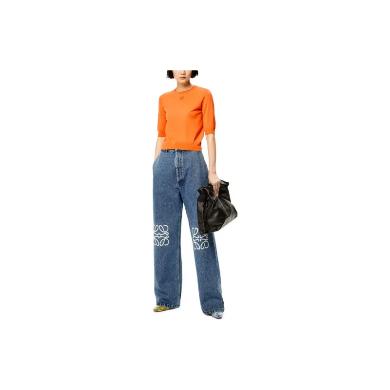 LOEWE FW22 Sweater Women's Orange-1