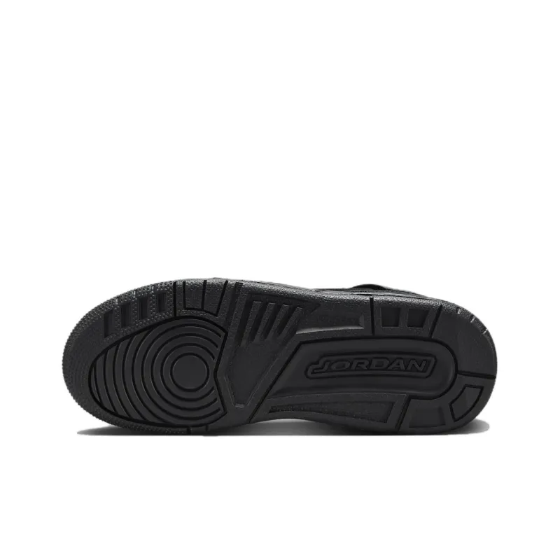 Jordan Spizike Anti Slip Wear Resistant Low Top Children's Basketball Shoes Black Unisex-4