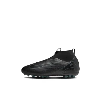 Nike Mercurial Superfly 10 Anti Slip Wear Resistant High Top Kids' Soccer Shoes Black Kids'