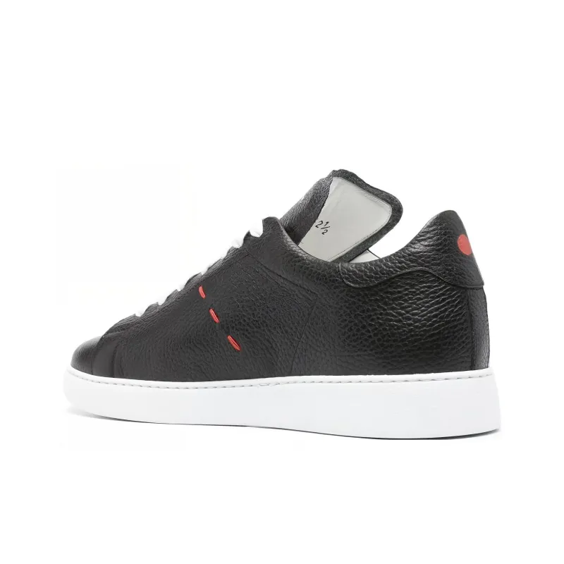 KITON Seam detail Leather Sneakers-3