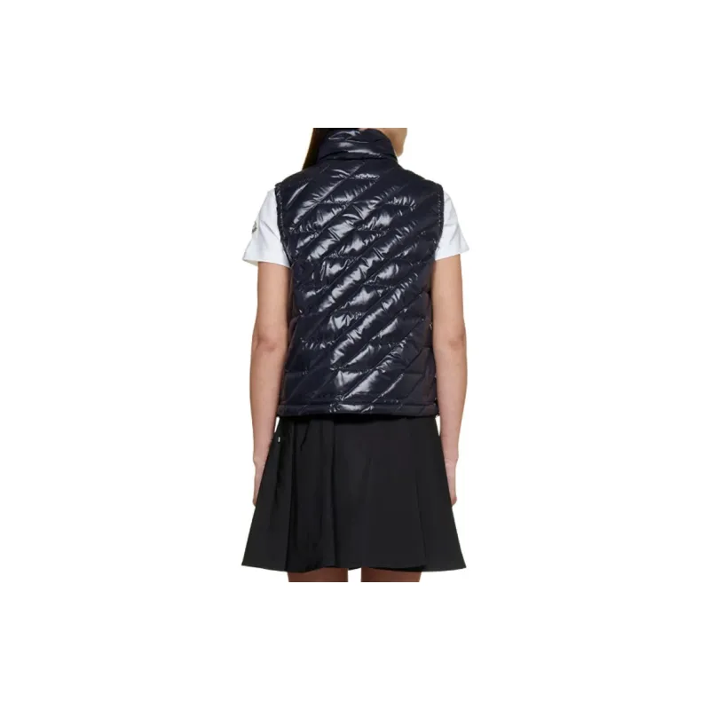 Moncler Vests Women's Marine Blue-5