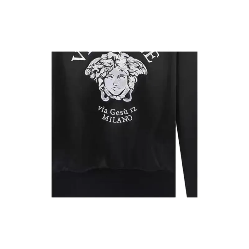 VERSACE Medusa Emboidered Sweatshirt 'Black'-5
