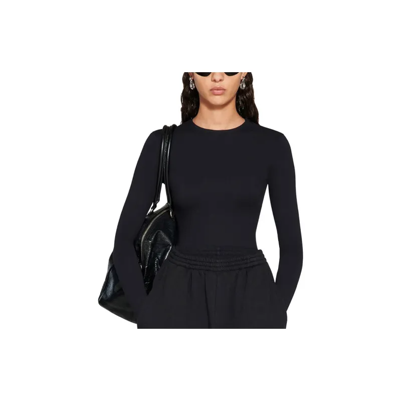 Balenciaga Long Sleeved Crewneck Bodysuit-5