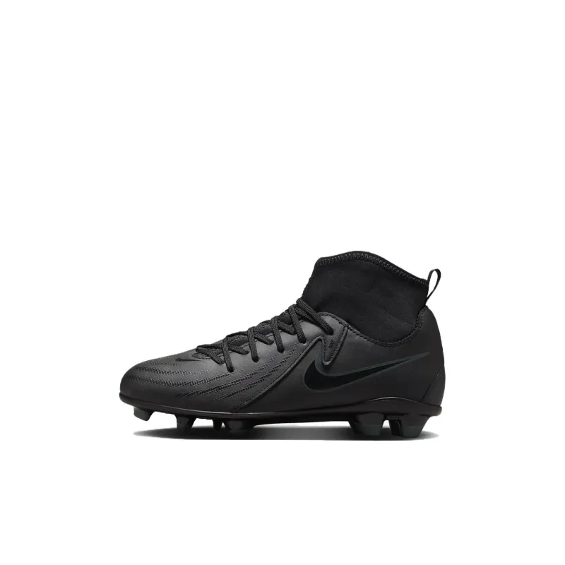 Nike Phantom Luna 2 Anti Slip Wear Resistant High Top Kids' Soccer Shoes Black Kids'-0
