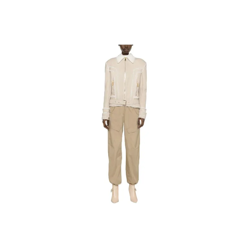 BALMAIN Jackets Women's Khaki-1