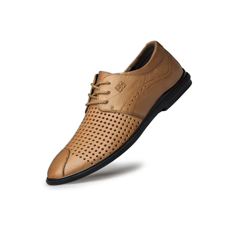 Mulinsen Men's Casual Shoes Men Low Top Black/Light Brown/Dark Brown/Khaki-31