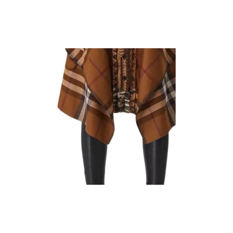 Burberry FW22 Long Sleeved Dress Women's Brown-4