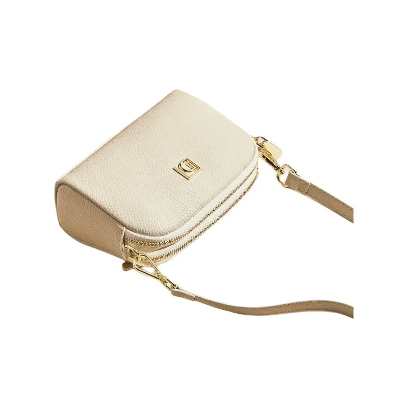 Marino Orlandi Cow Leather Bonded Synthetic Leather Crossbody Bags Shoulder Bags Women's Black/White-9