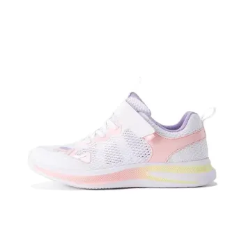 FILA KIDS SOFT TRAINER Anti-Slip Wear-Resistant Kids' Training Shoes White Pink Teenagers