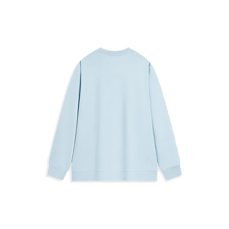 XTEP Crew Neck Sweatshirt Glacier Blue Men's-1