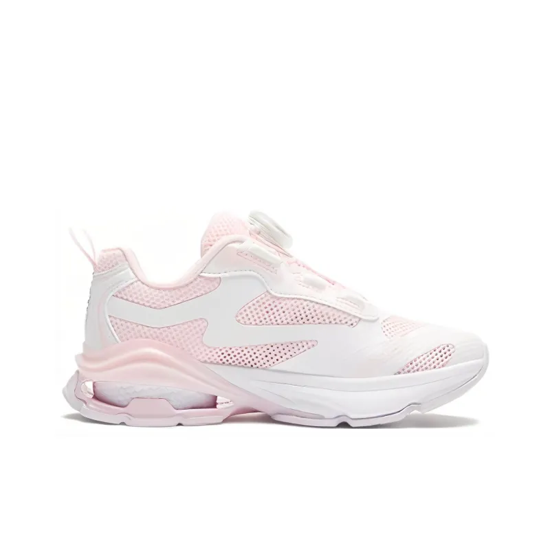 FILA KIDS Cushioning Abrasion Resistant Breathable Low Top Kids' Running Shoes Pastel Pink Teenagers-3