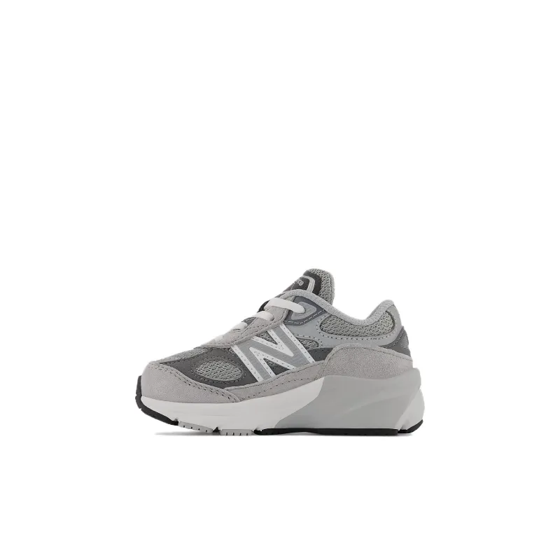 Baby New Balance NB 990 V6 Anti Slip Wear Resistant Low Top Toddler Shoes Gray, Silver Standard Version-0
