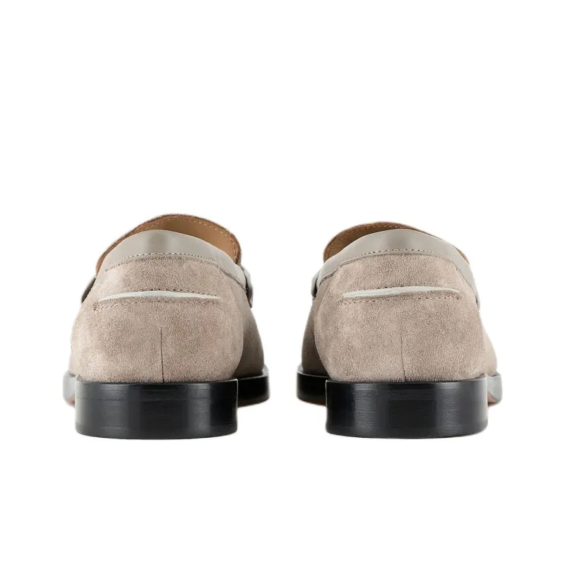 EMPORIO ARMANI Loafers Women's Light Coffee-4