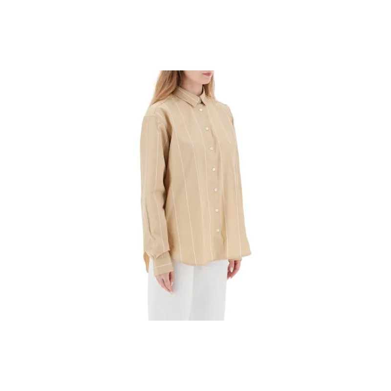 Toteme Striped Cotton Shirt-1