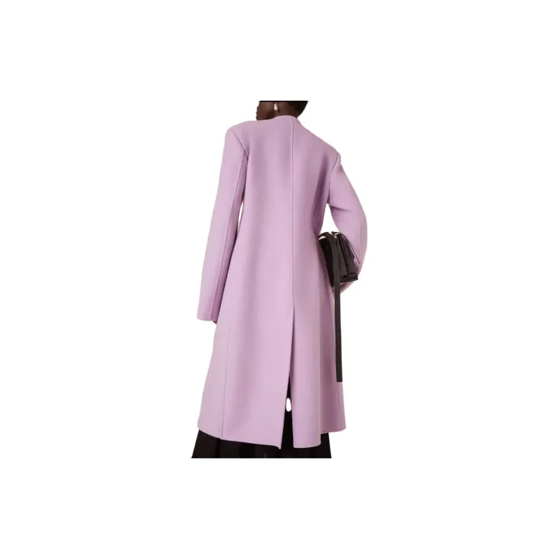 JIL SANDER Long Sleeved Single Breasted Coat-4