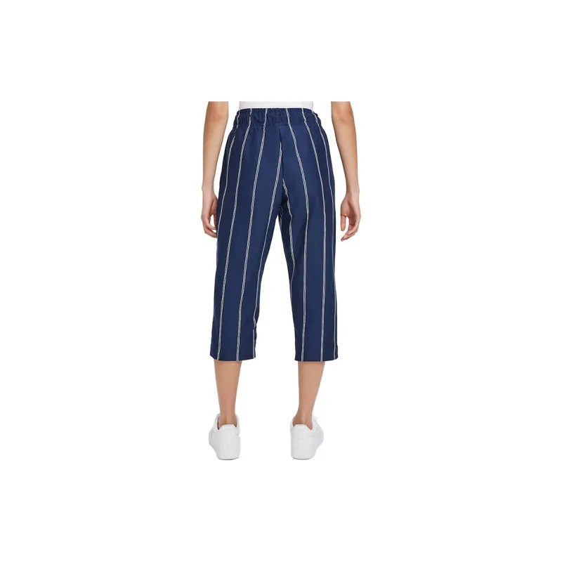 Nike Sportswear Women's Stripe Capri Sport Pants Blue-4