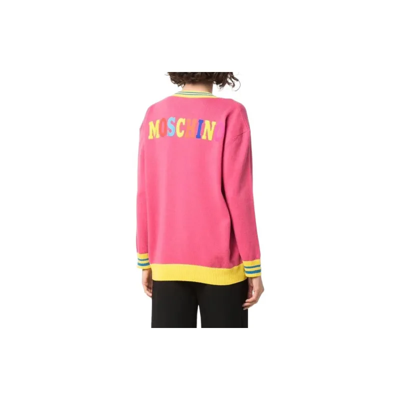MOSCHINO Teddy Bear Colour block Jumper-2