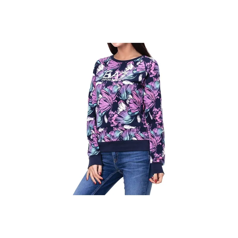 EMPORIO ARMANI EA7 FW22 Sweatshirt Women's Black-3