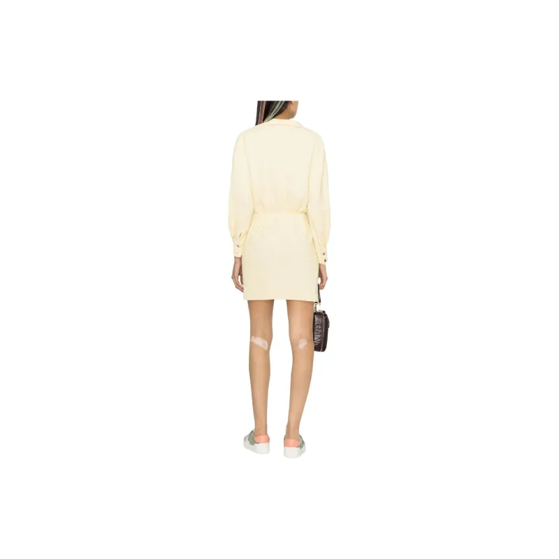 Maje Long Sleeved Dresses Women's Yellow-2